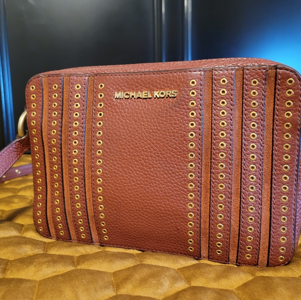 Leather Michael Kors purse
